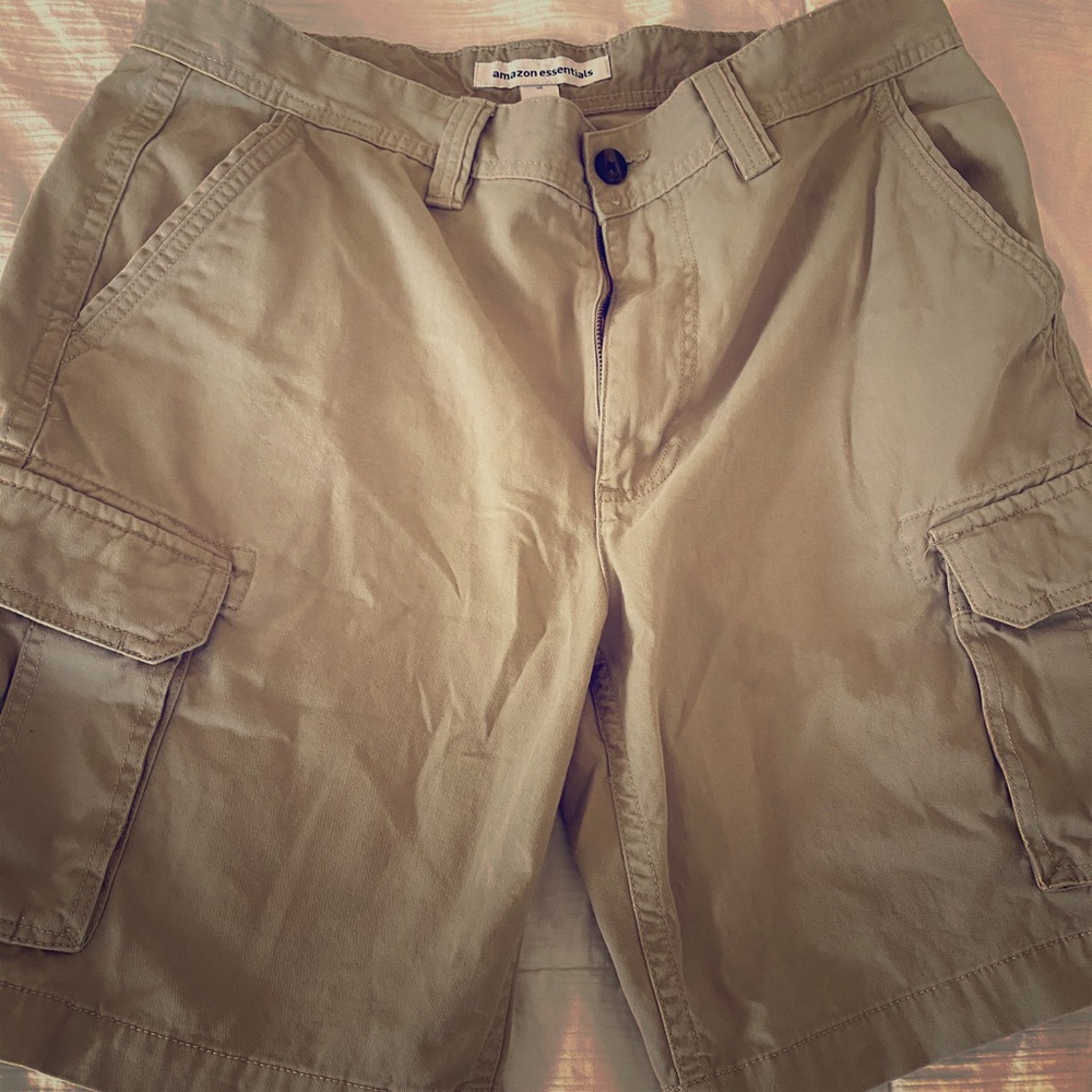 Essentials Men's Cargo Short, Khaki, 36